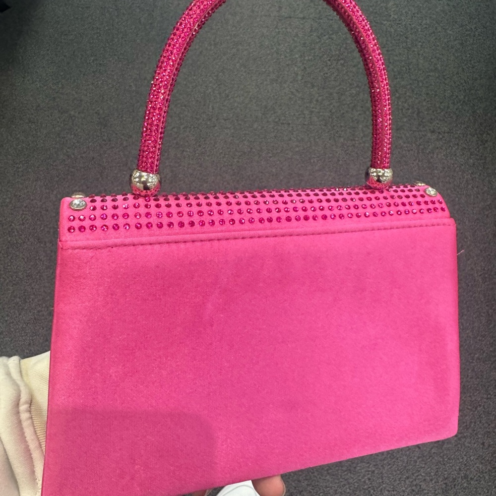 Pink Rhinestone Embellished Handbag - Picture 2 of 3